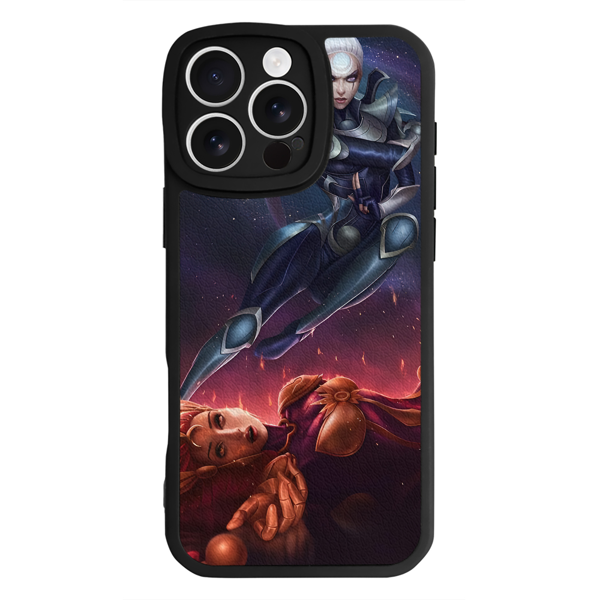 リーグ・オブ・レジェンド League of Legends LOL 【iPhone 16シリーズ対応】シリコンスマホケース（レザー調） 材質：シリコン